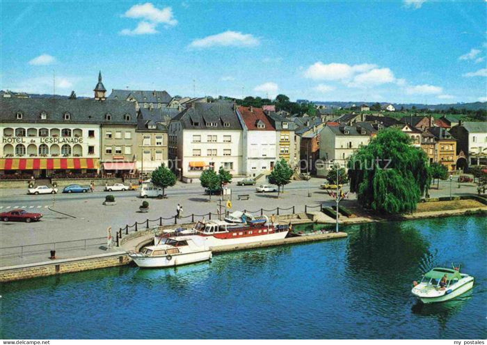 Remich Luxembourg Esplanade et Moselle