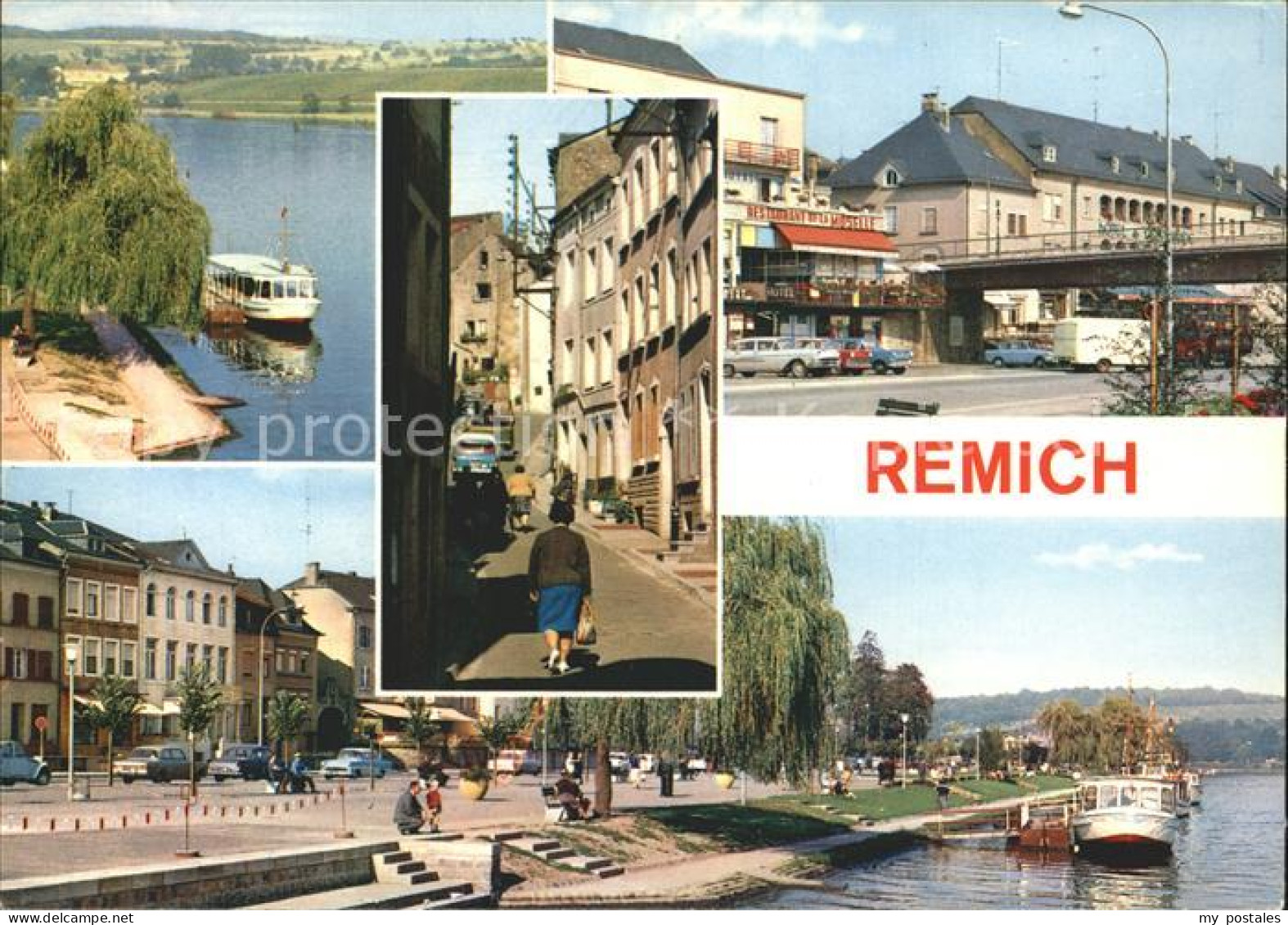 Remich Ortspartie und Partie am See