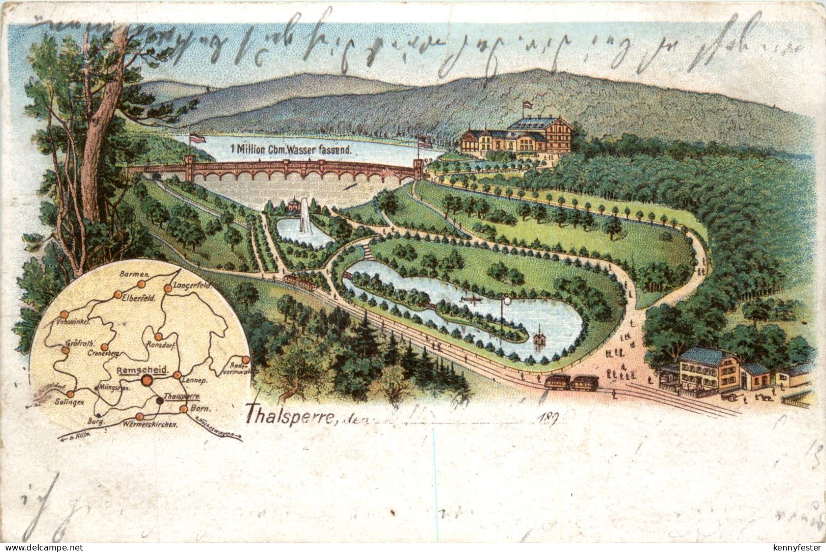 Remscheid - Thalsperre - Litho