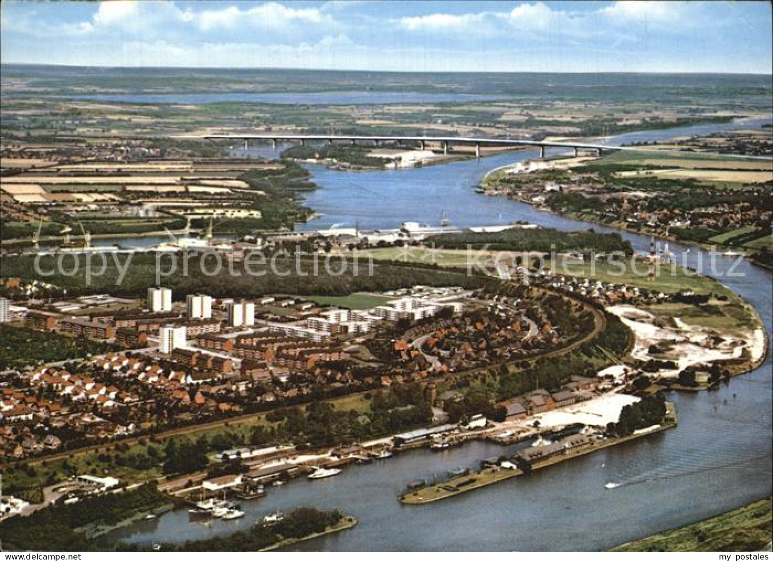 Rendsburg Schleswig-Holstein Fliegeraufnahme