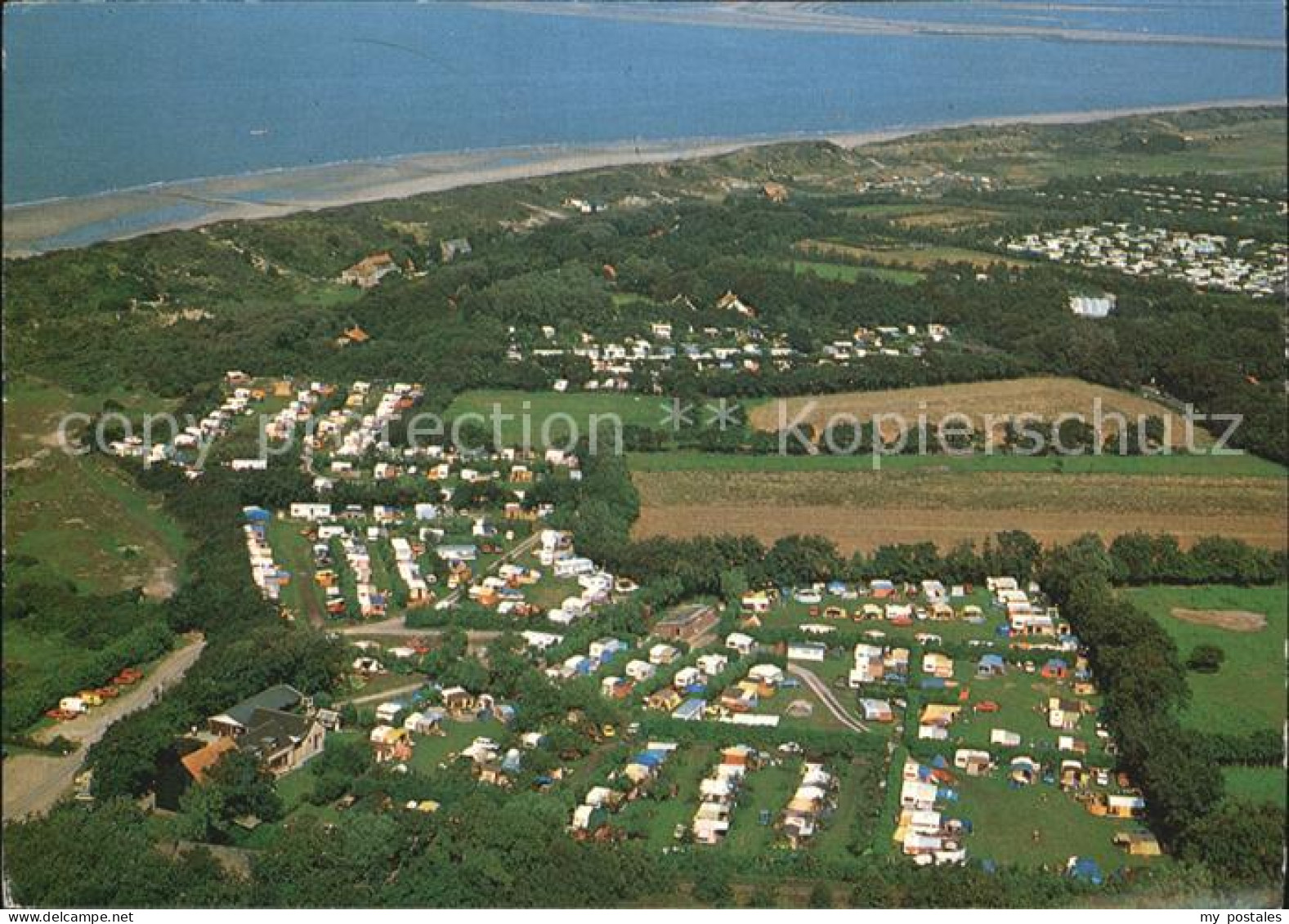 Renesse Camping Duinhoeve Fliegeraufnahme