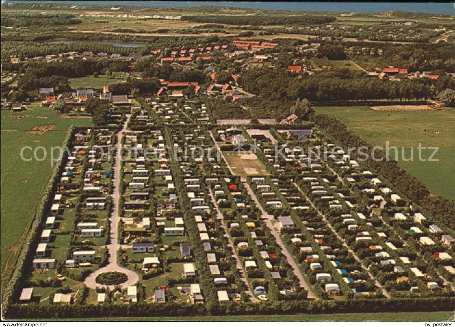 Renesse Fliegeraufnahme Camping De Oase
