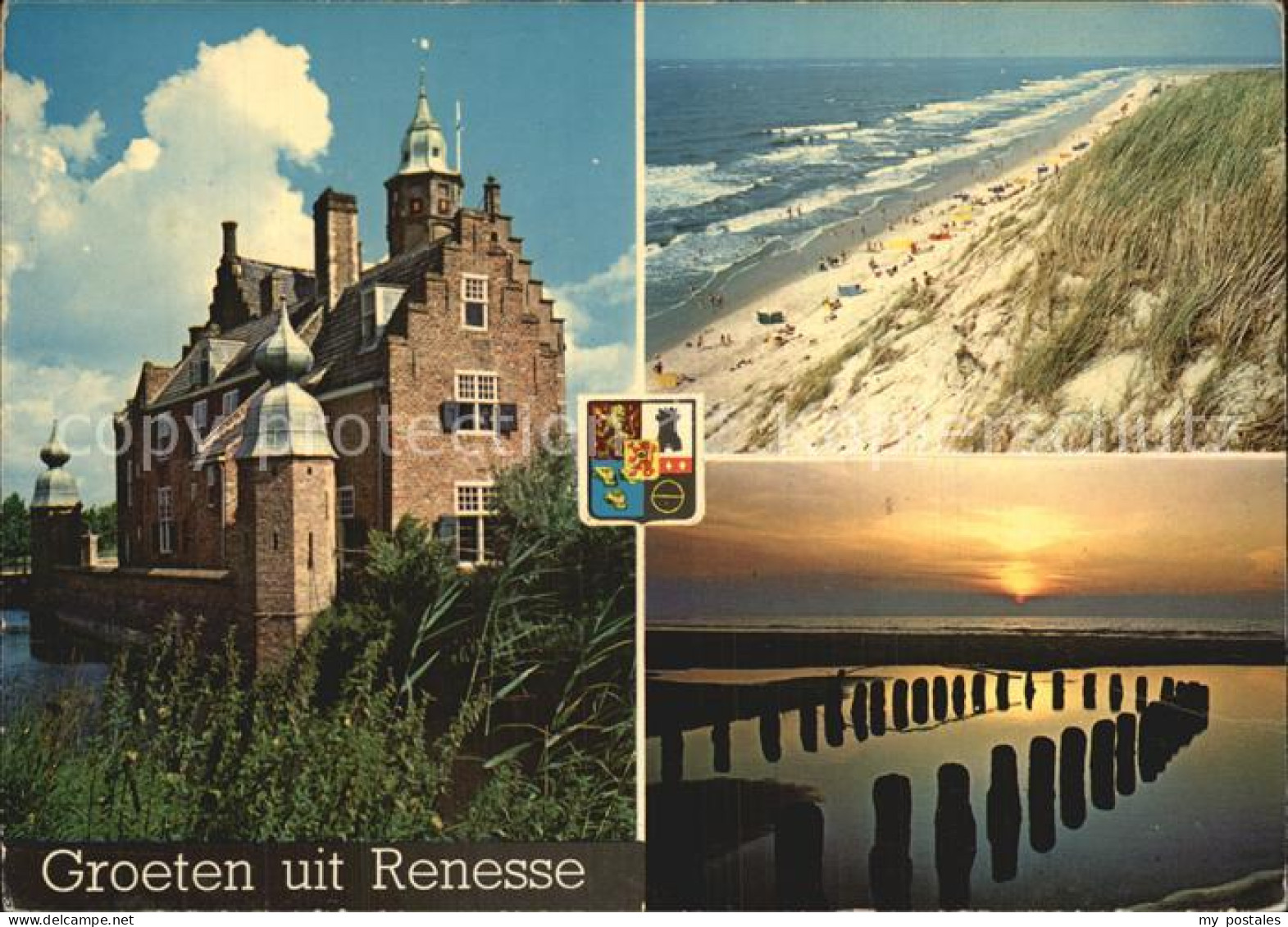 Renesse Strand Abendstimmung Schloss