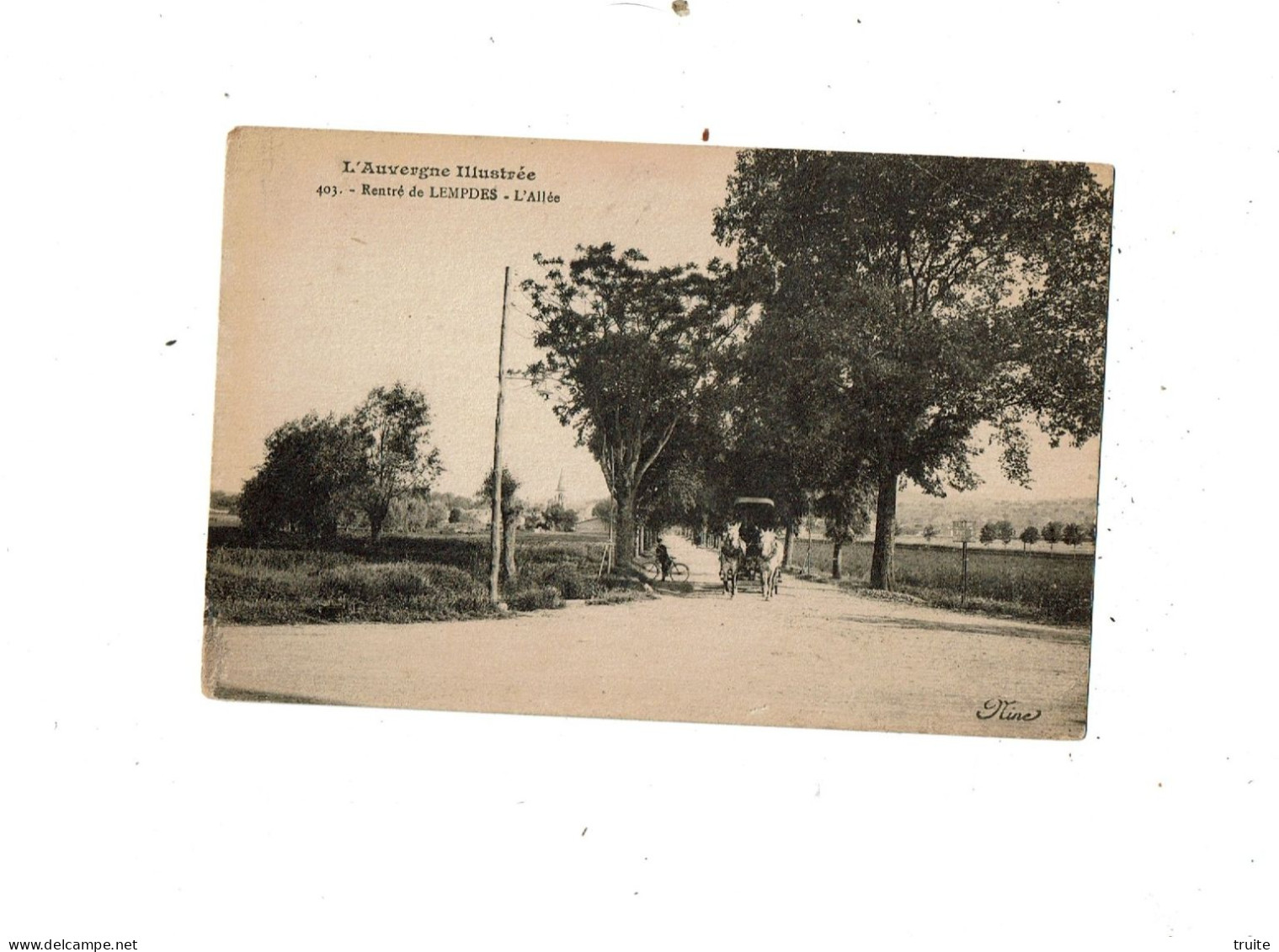 RENTRE DE LEMPDES L'ALLEE