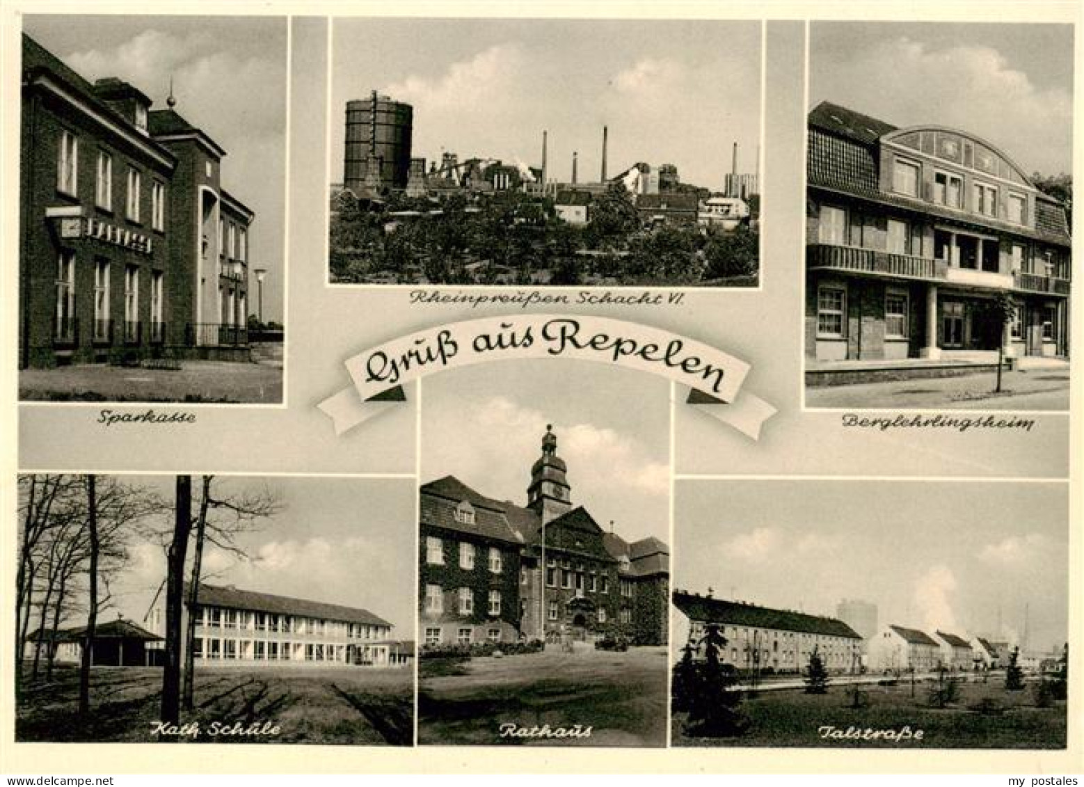 Repelen Moers Moers Sparkasse Rheinpreussen Schacht VI Berglehrlingsheim Kath Sc