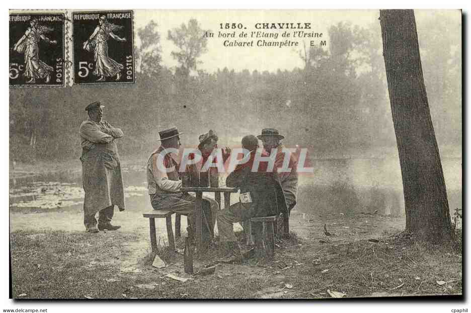 REPRO Chaville Au Bord de l'Etang de l'Ursine Cabaret Champetre Folklore