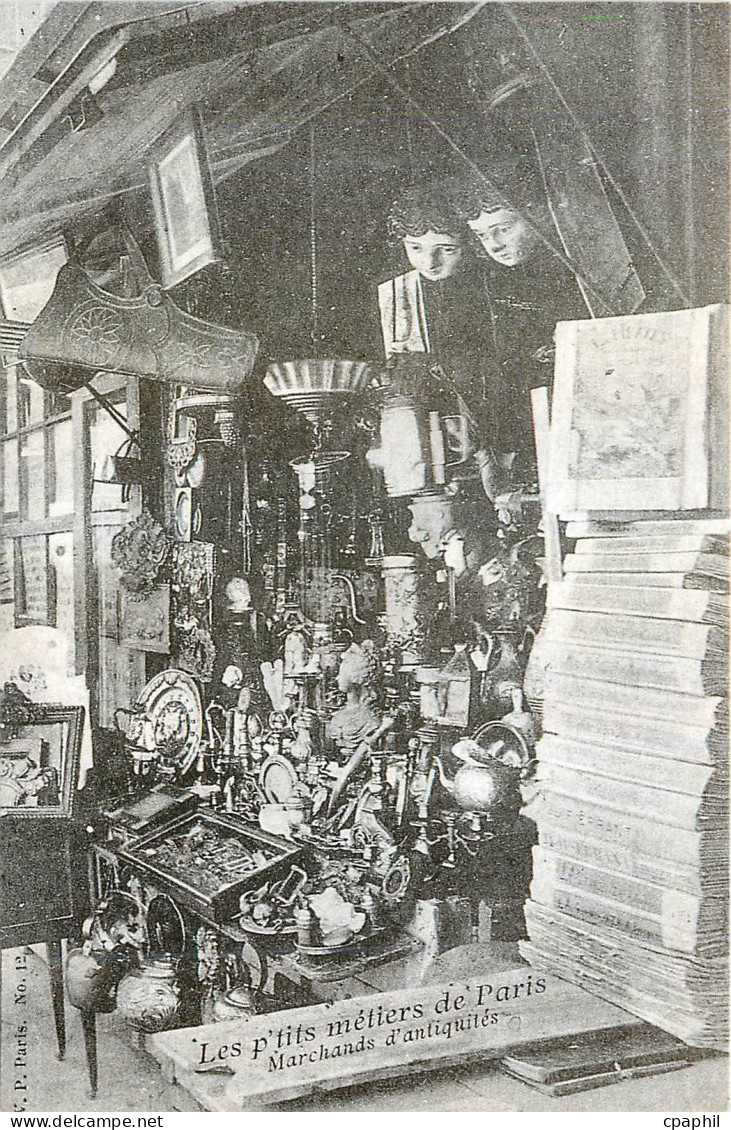 REPRO les Petits Metiers de Paris Marchands d'Antiquites