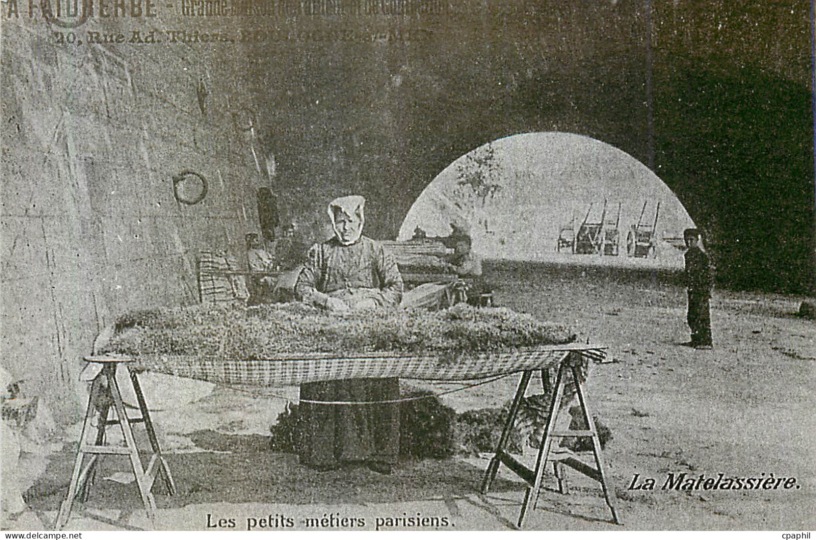 REPRO Les Petits Metiers Parisiens La Matelassiere