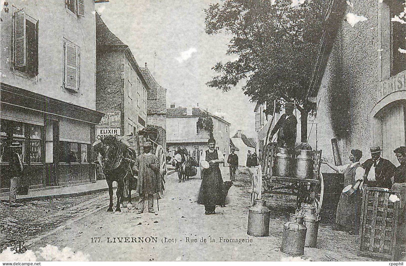 REPRO Livernon (Lot) Rue de la Fromagerie