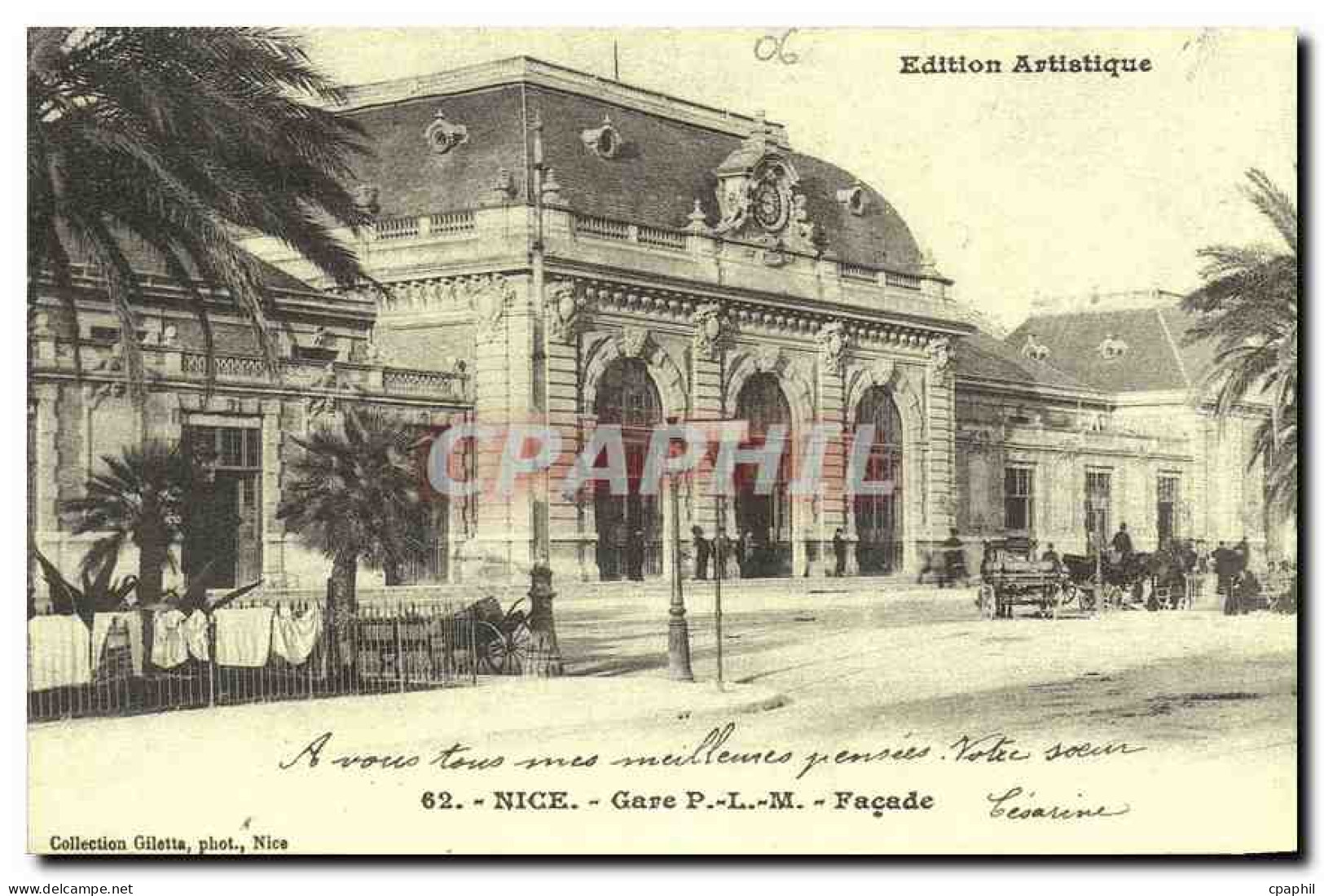 REPRO Nice Gare P L M Facade