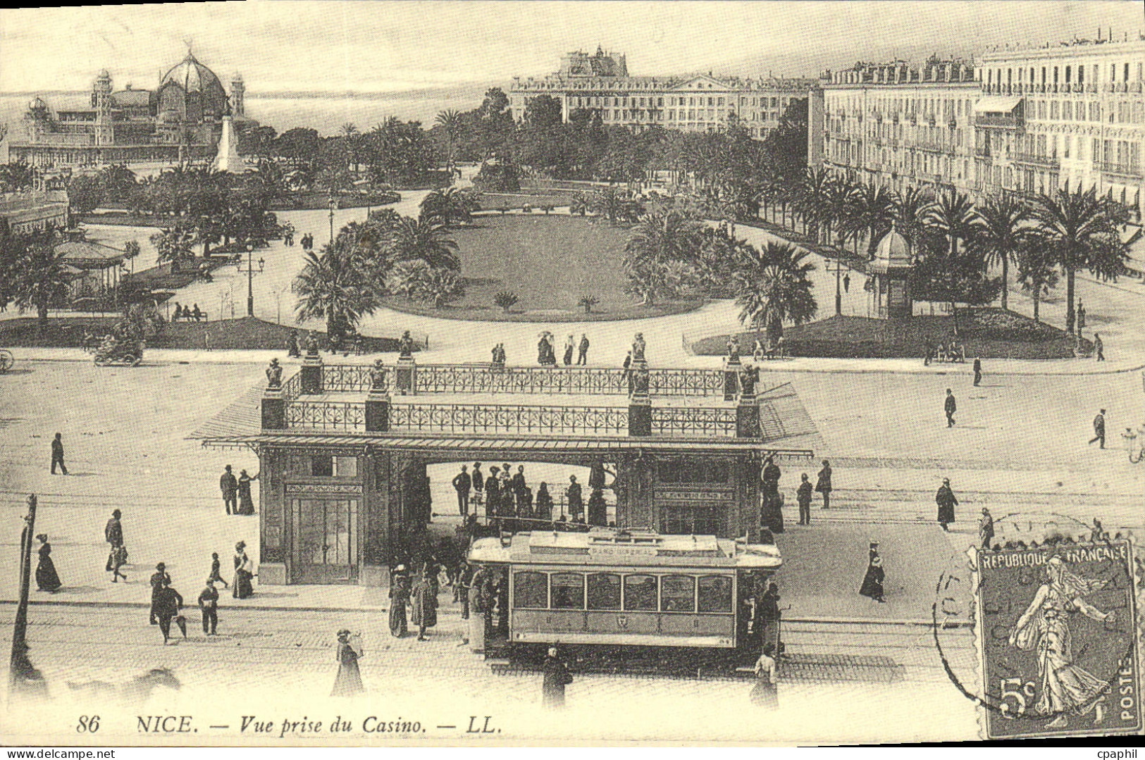 REPRO Nice Vue Prise du Casino Tramway