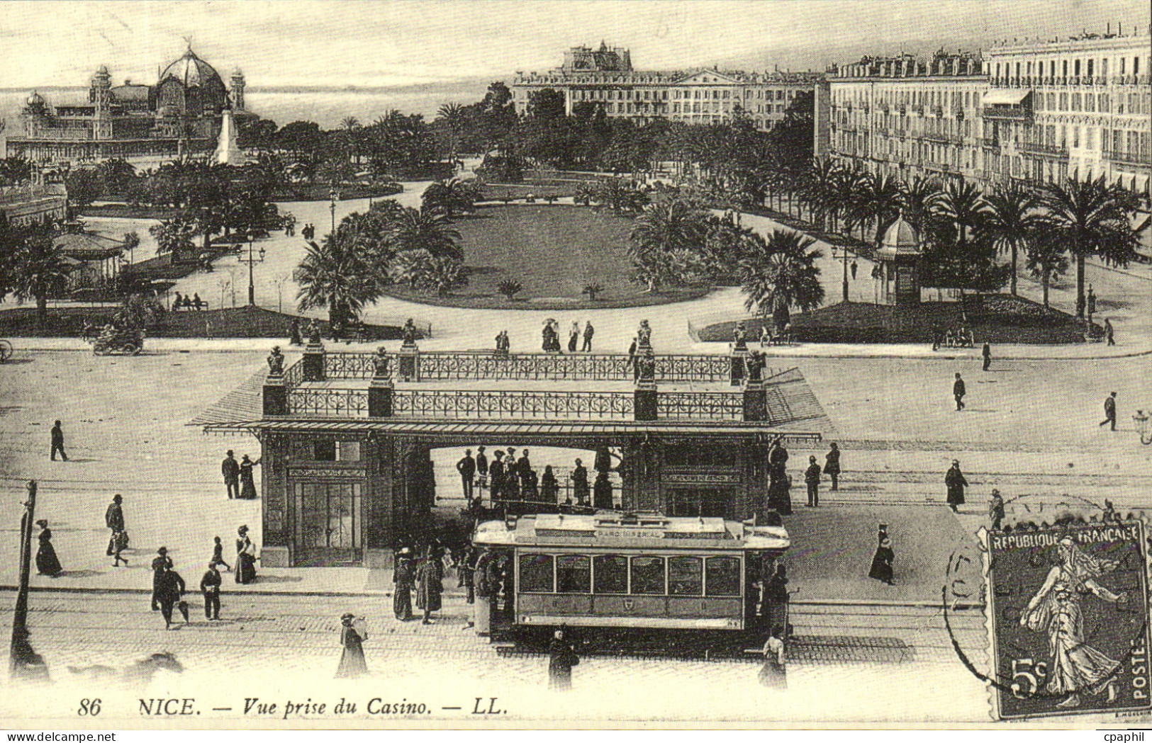 REPRO Nice Vue Prise Du Casino Tramway
