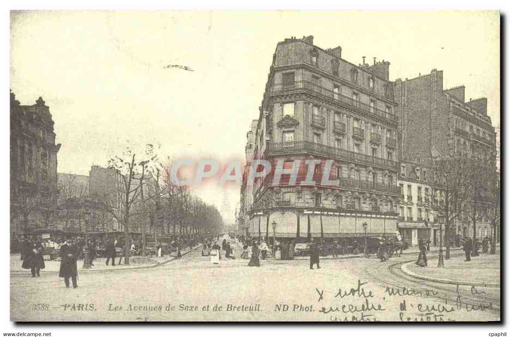 REPRO Paris Les avenue De Saxe Et De Breteuil