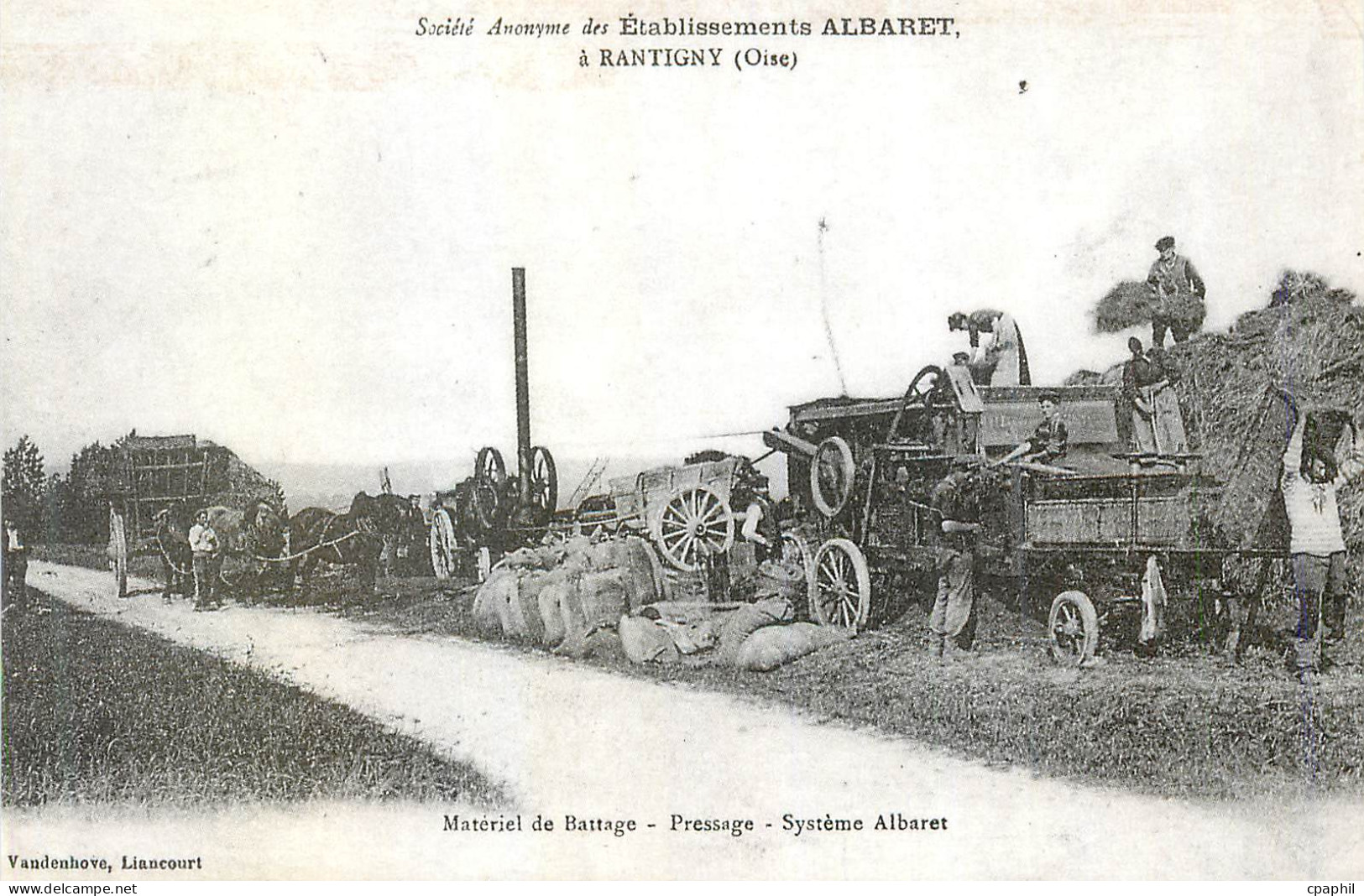 REPRO Rantigny (Oise) Societe Anonyme des Etablissements Albaret