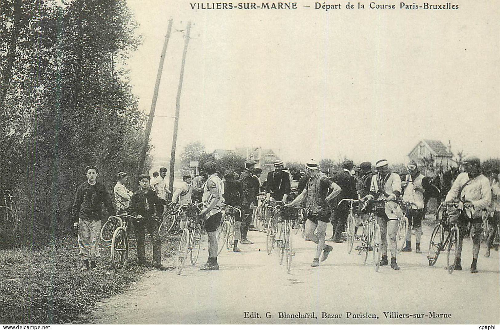 REPRO Villiers sur Marne Depart de la Course Paris Bruxelles