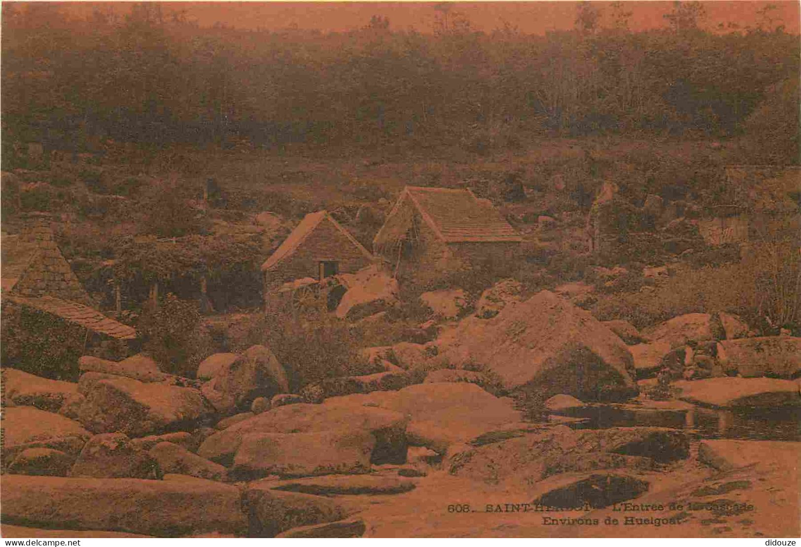 Reproduction CPA - 29 Saint Herbot - entrée de la Cascade - environs de Huelgoat - CPM - Carte neuve - Voir Scans Recto-