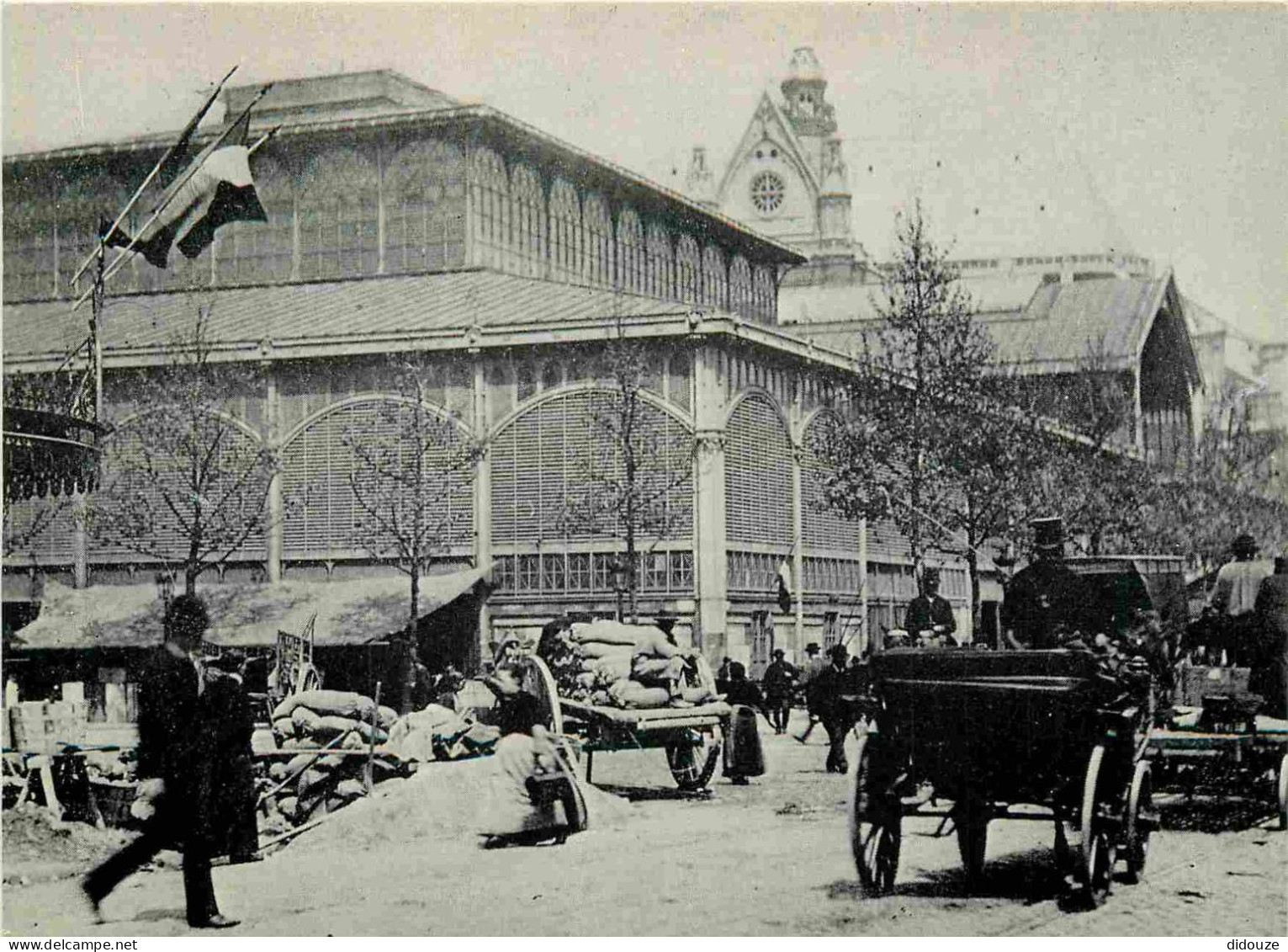 Reproduction CPA - 75 Paris - Les Halles - Paris les Années Folles - 11 - CPM - Carte Neuve - Voir Scans Recto-Verso