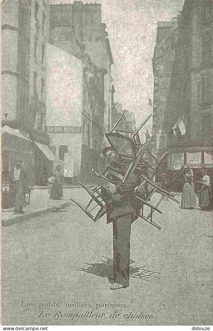 Reproduction CPA - 75 Paris - Les petits métiers parisiens - Le Rampailleur de chaises - Série 1900 - 1905 Reproduction