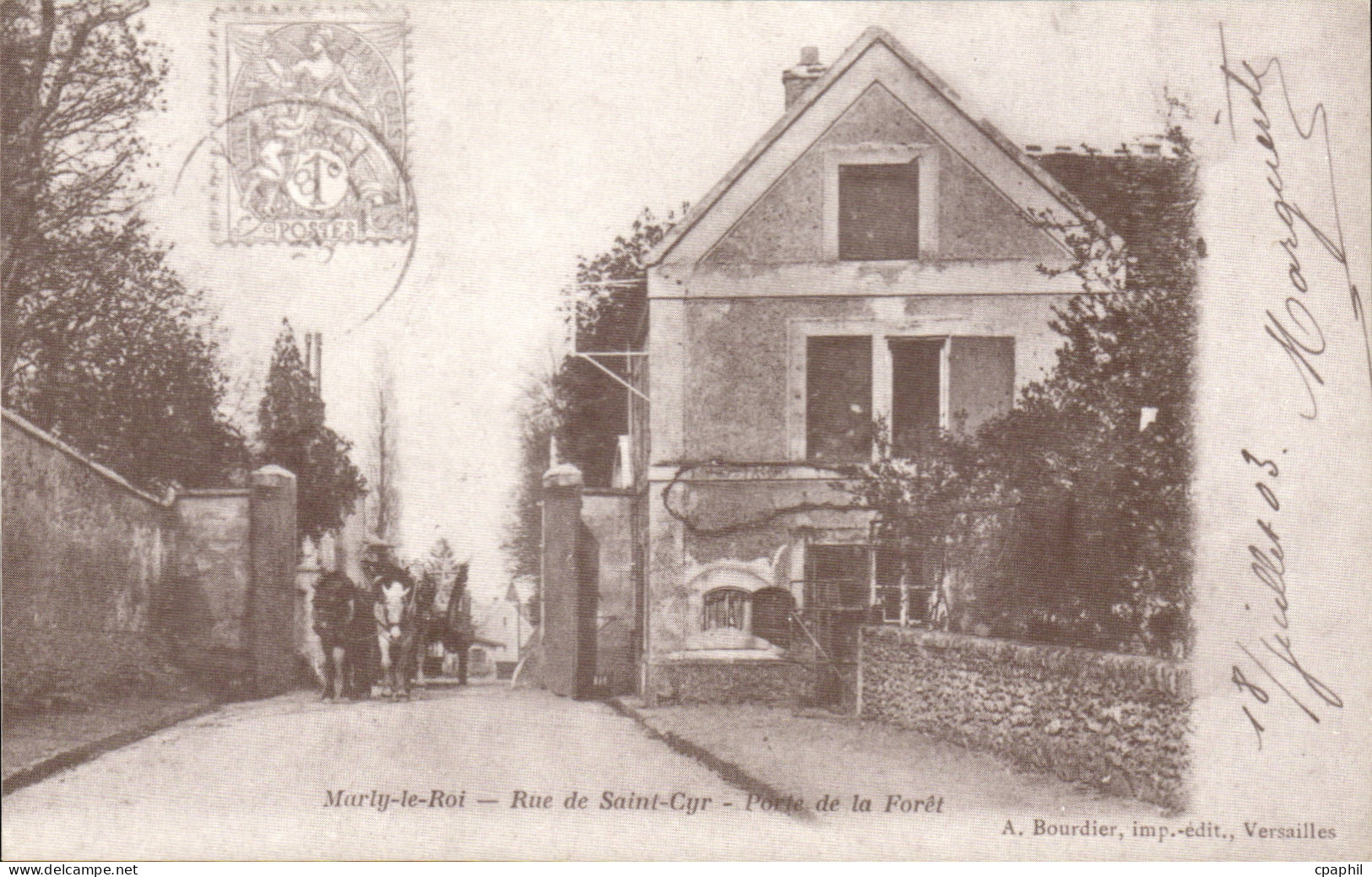 REPRODUCTION Marly le roi Porte de la foret