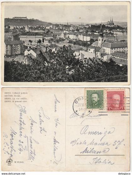 BRNO - REPUBBLICA CECA - CZECH REPUBLIC - PANORAMA - VIAGG. -78441-