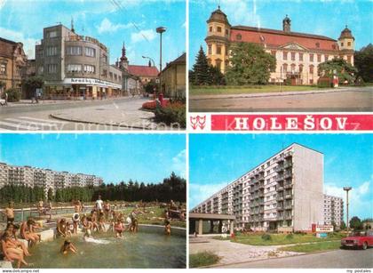 Holesov Okres Kromeriz Stred mesa Zamek Koupaliste Nova vystavba