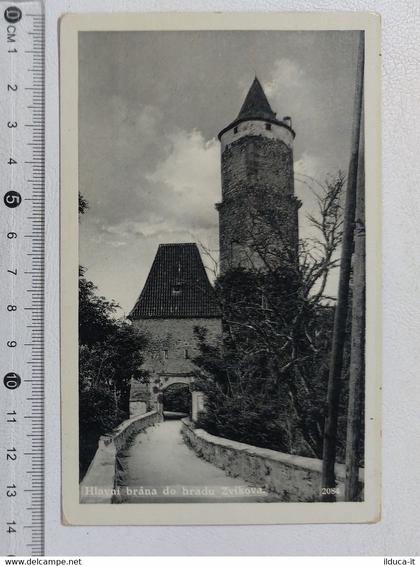 I121587 Cartolina - Repubblica Ceca - Hlavni bràna do bradu Zvikova VG 1934