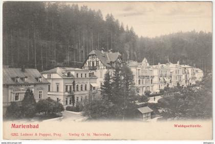 MARIENBAD - MARIANSKE LAZNE - REPUBBLICA CECA - CZECH REPUBLIC - WALDQUELLZEILE -79702-
