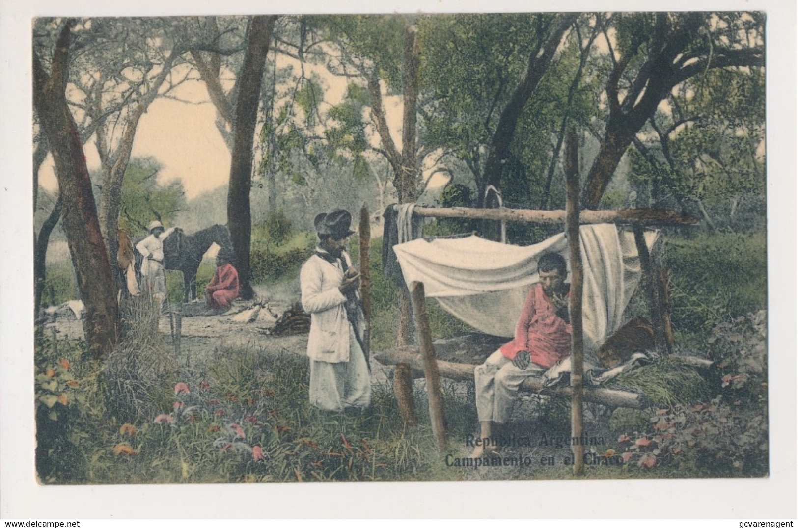 REPUBLICA ARGENTINA. - CAMPAMENTO EN EL CHACO