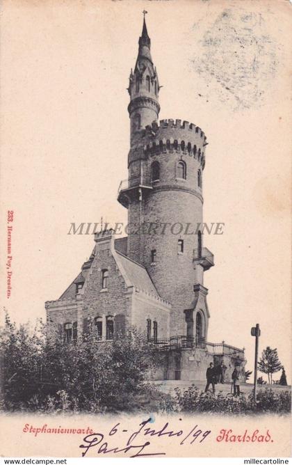 CZECH REPUBLIC - Karlsbad - Stephanienwarte 1899
