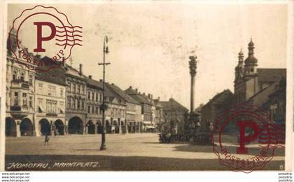KOMOTAU. MARKTPLATZ. - REAL PHOTO - CZECH REPUBLIC //  ČESKÁ REPUBLIKA // REP. CHECA.
