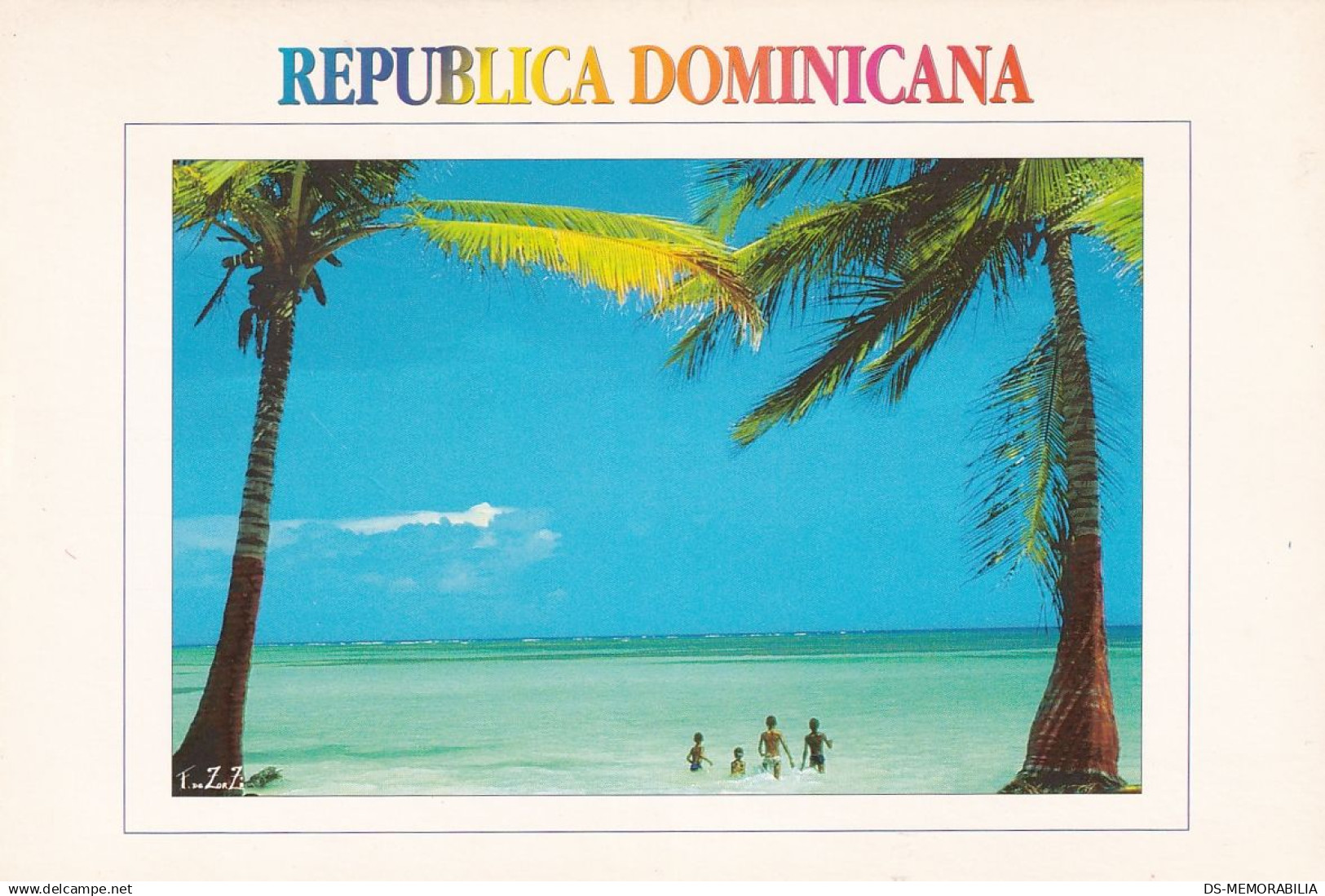 Republica Dominicana - Juanillo Beach Old Postcard