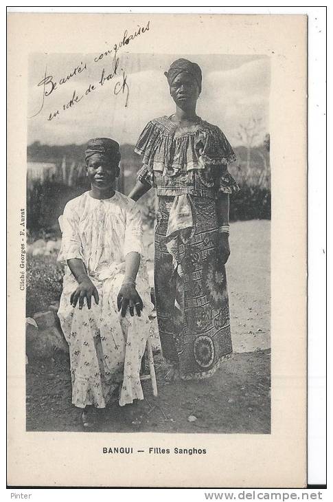REPUBLIQUE CENTRAFRICAINE - BANGUI - Filles Sanghos