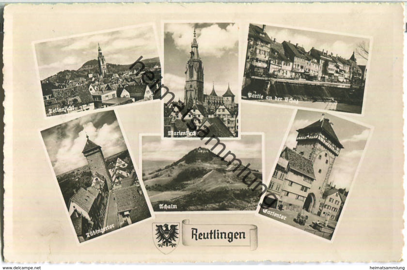Reutlingen - Teilansichten - Foto-Ansichtskarte