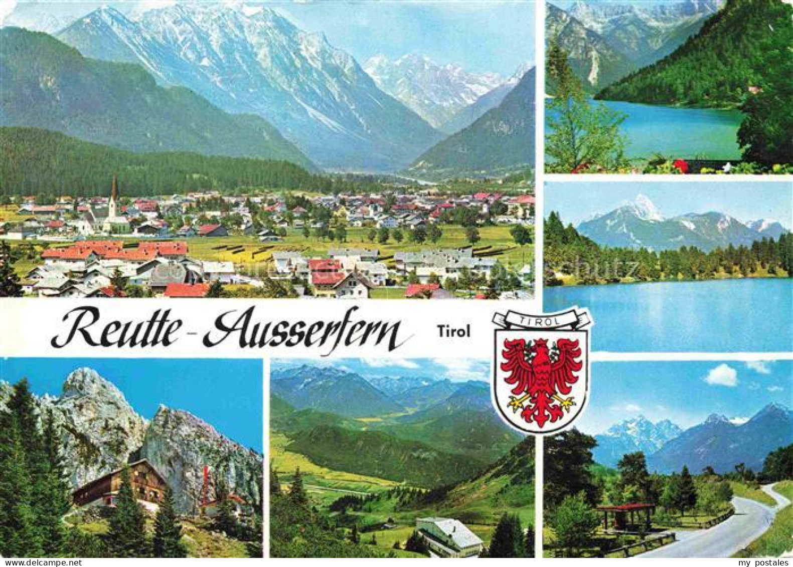 Reutte Ausserfern Tirol AT Reutte Ausserfern Plansee Panorama Ort Berge Alpenwie