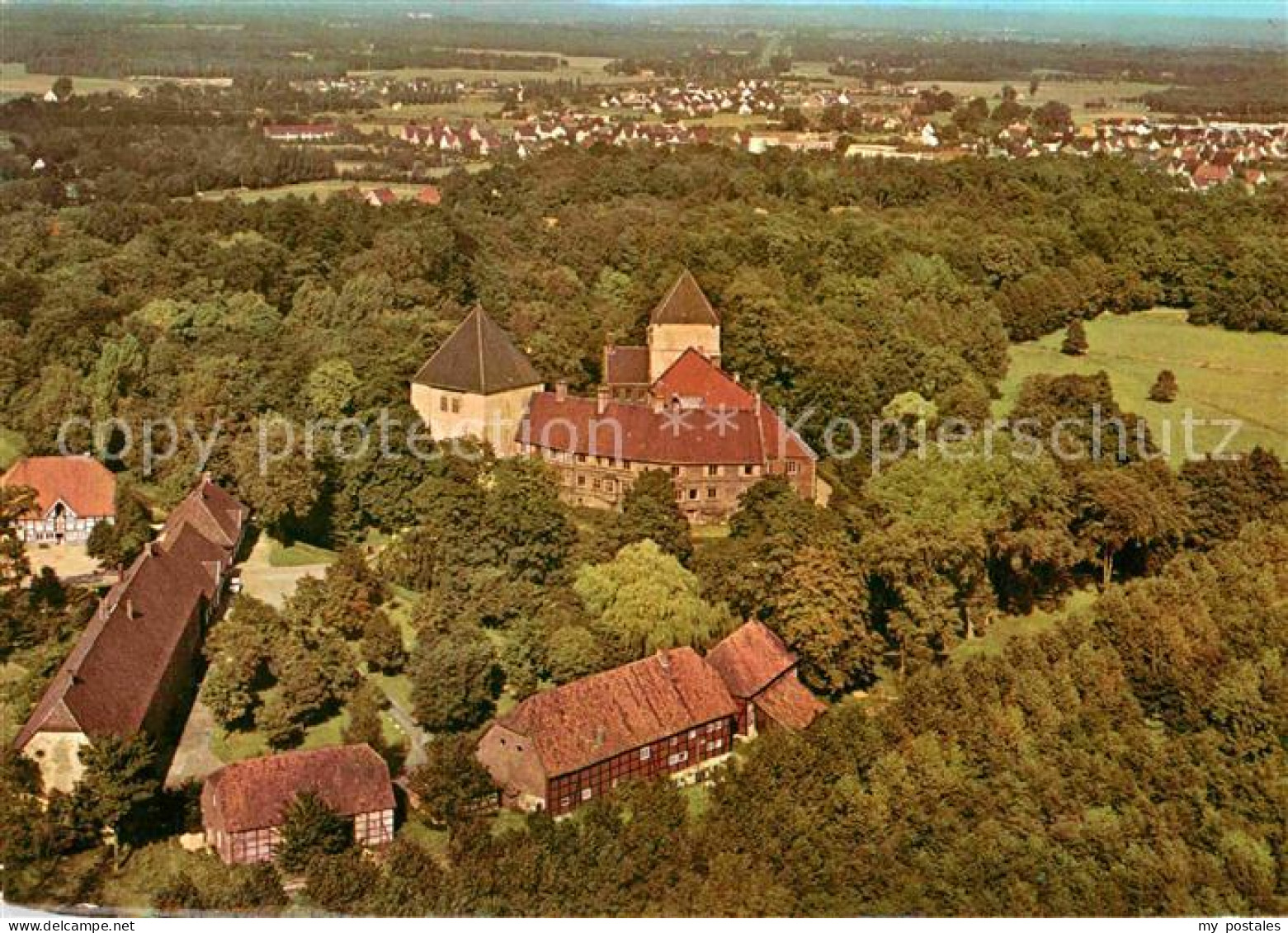 Rheda-Wiedenbrueck Fliegeraufnahme Schloss Rheda