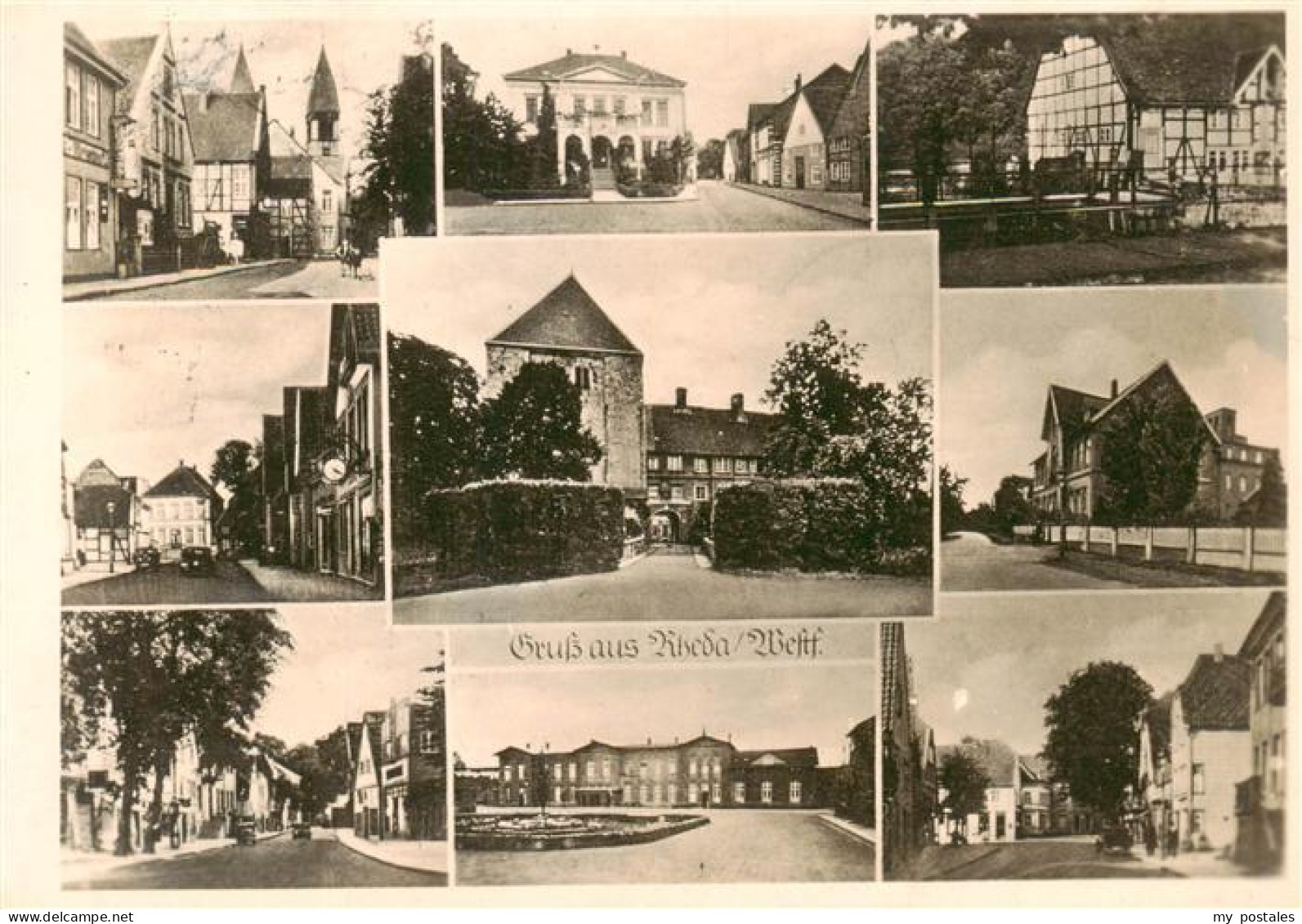 Rheda -Wiedenbrueck Westfalen Orts und Teilansichten