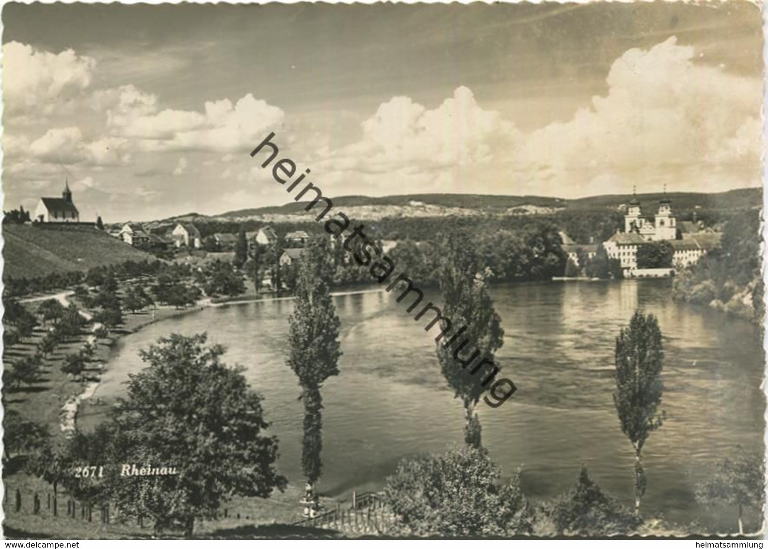 Rheinau - Foto-AK Grossformat - Verlag Rud. Suter Oberrieden gel. 1948