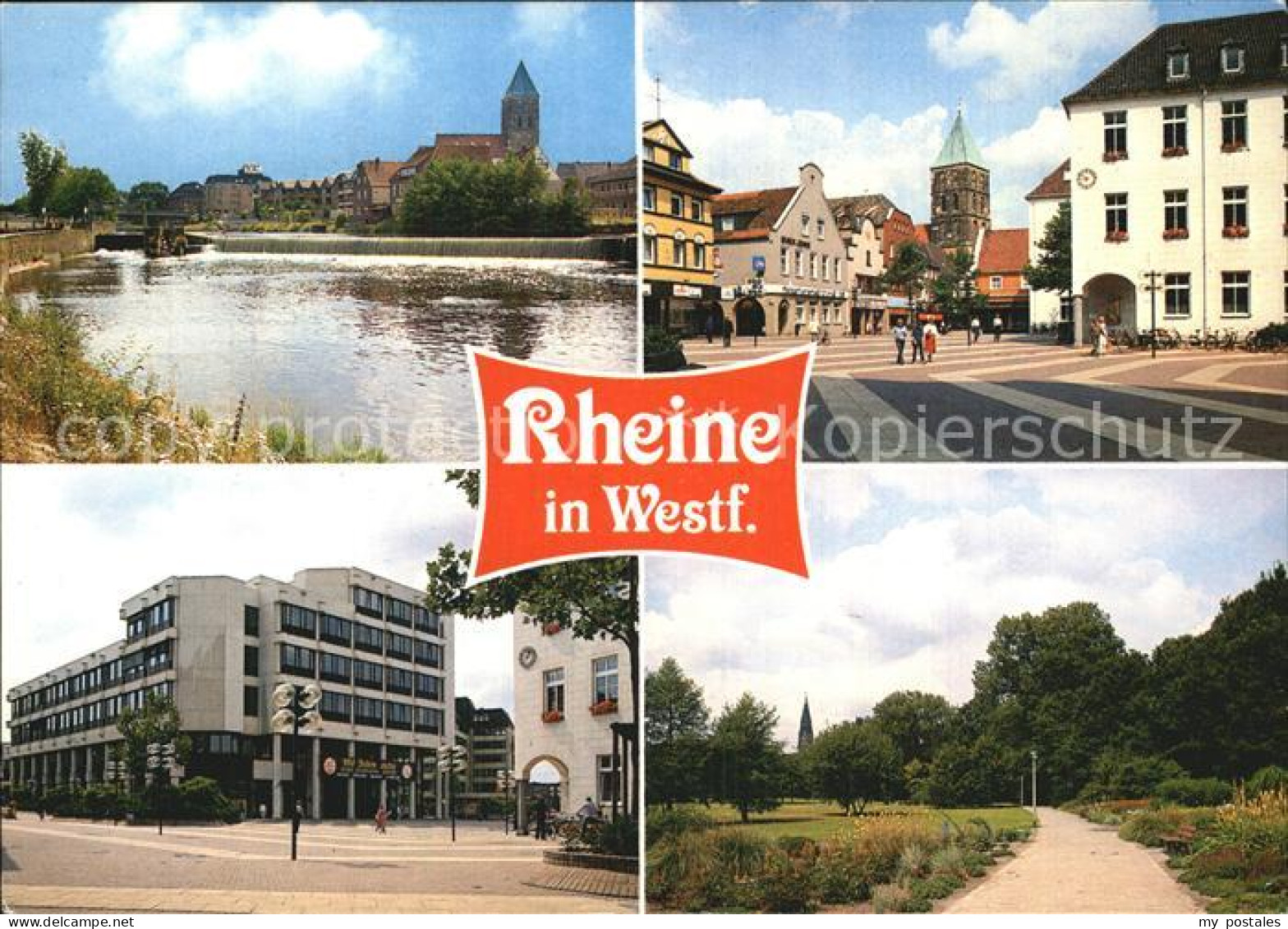 Rheine Orts und Teilansichten Park