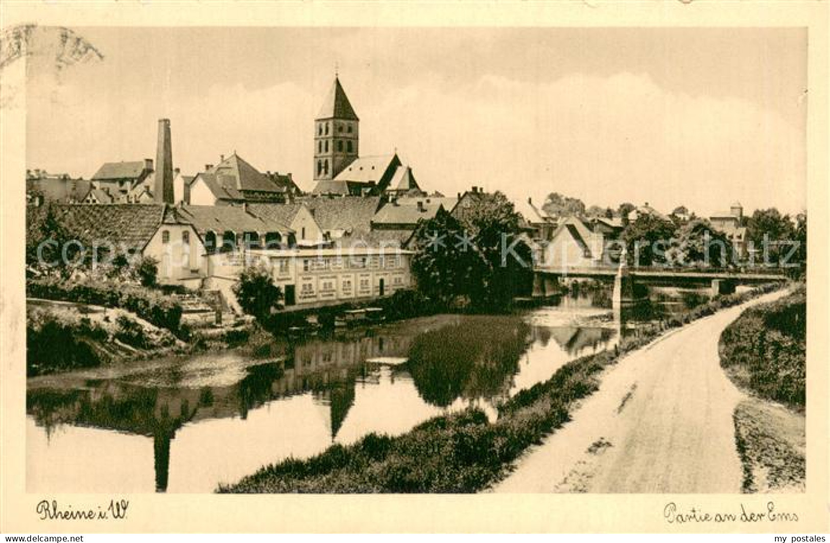 Rheine Partie an der Ems