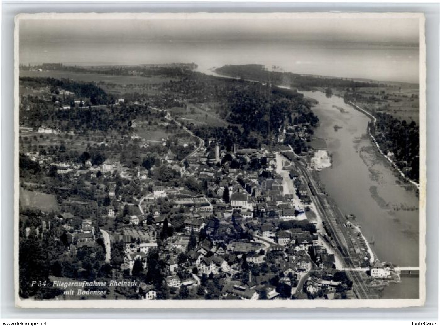 Rheineck SG Rheineck Fliegeraufnahme