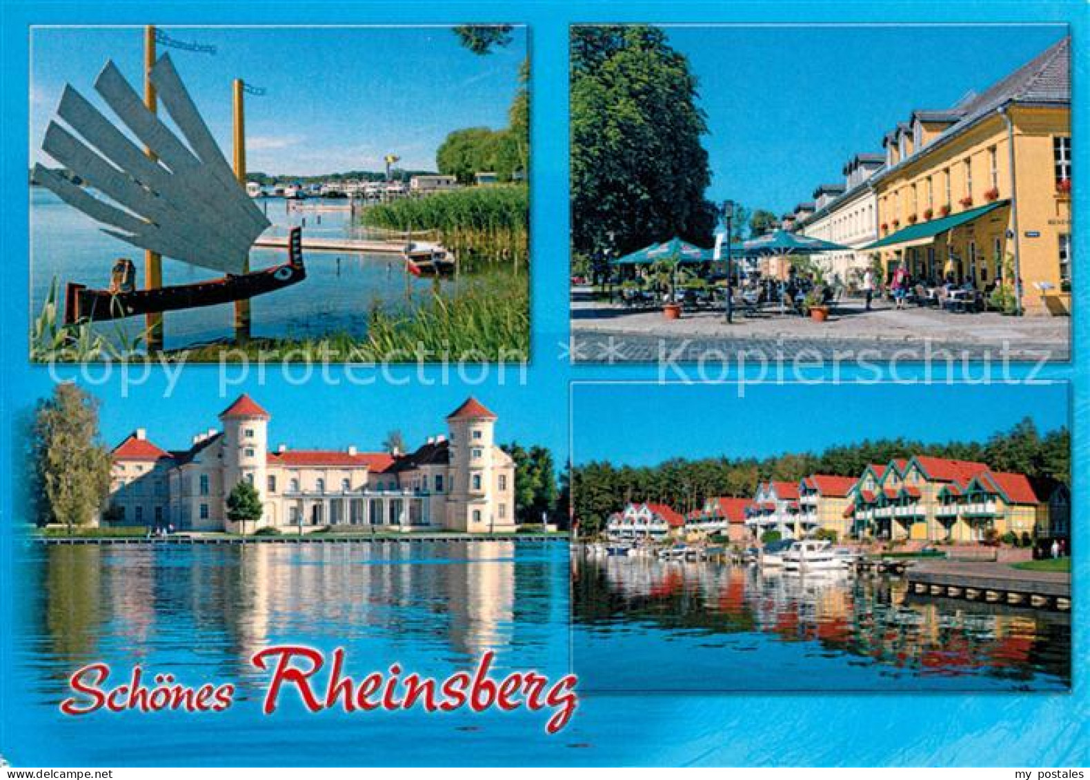 Rheinsberg Schloss Rheinsberg am Grienericksee Marktplatz