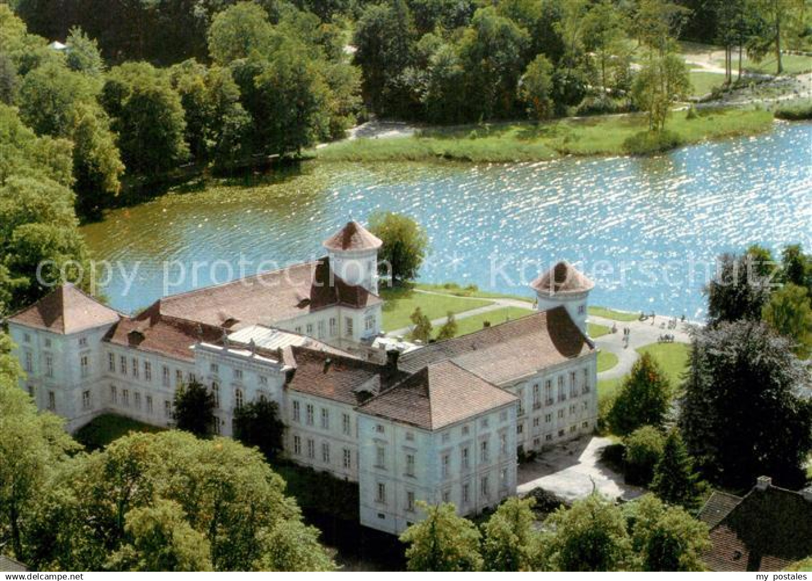 Rheinsberg Schloss Rheinsberg Fliegeraufnahme