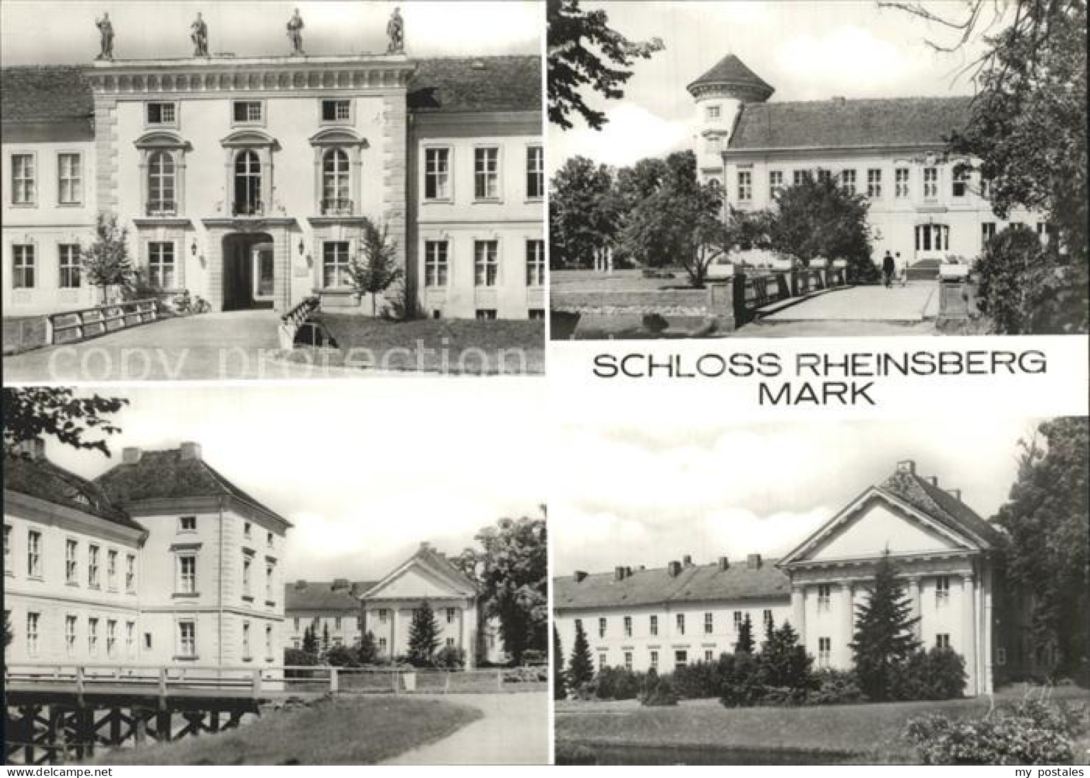 Rheinsberg Schloss Rheinsberg Teilansichten