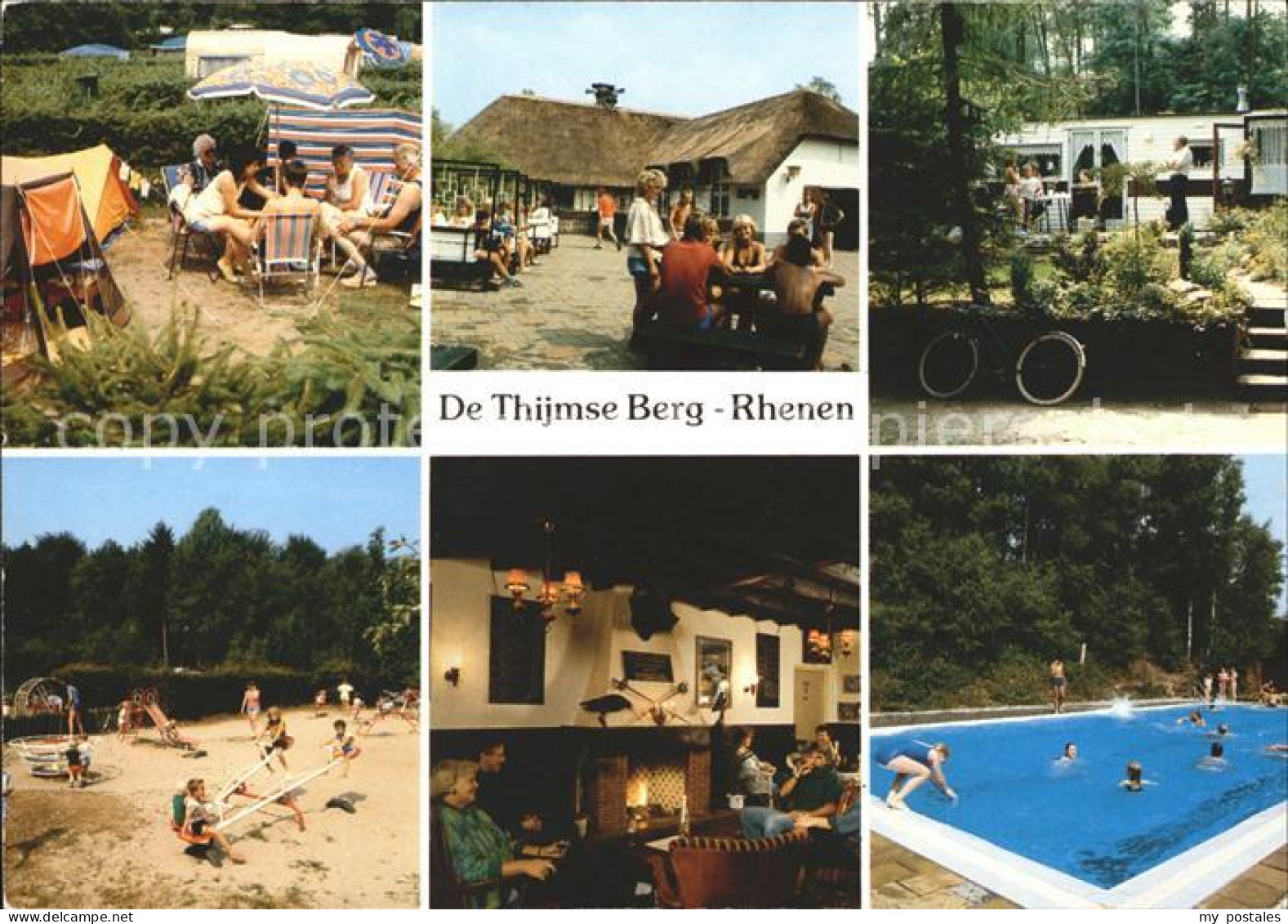 Rhenen Camping De Thijmse Berg Swimming Pool Kinderspielplatz