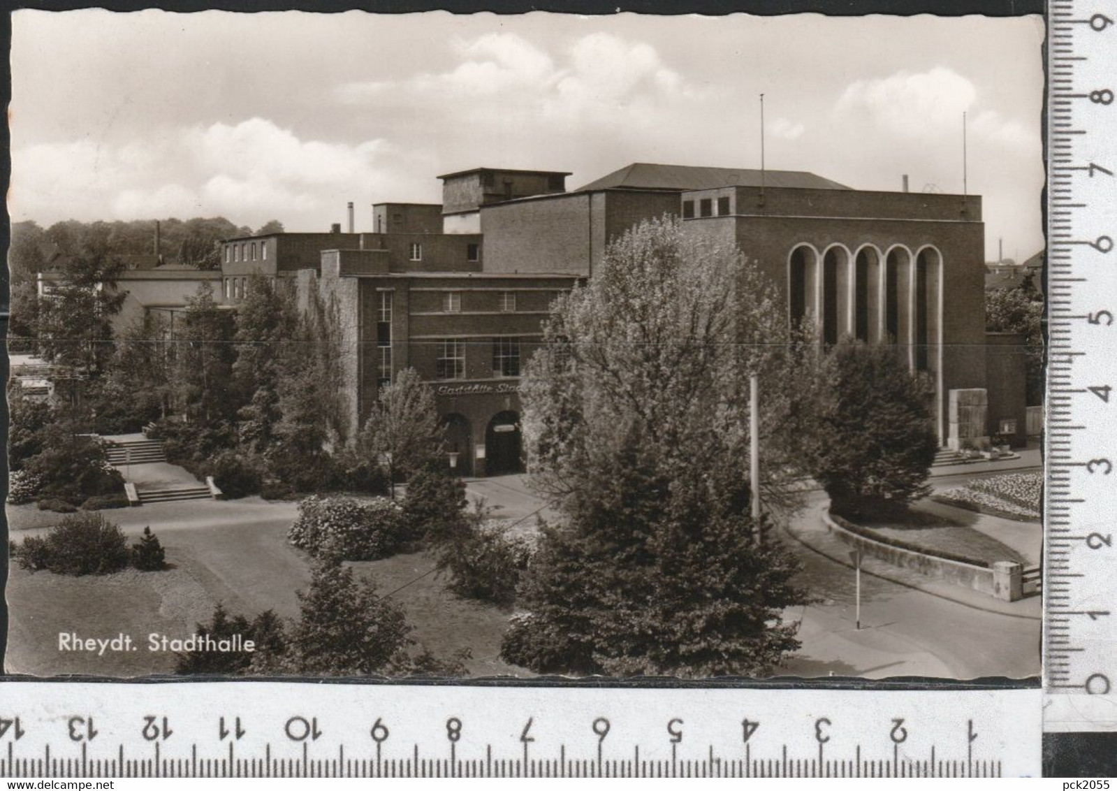 Rheydt Stadthalle Mönchengladbach gelaufen 1967 ( AK 3253 )