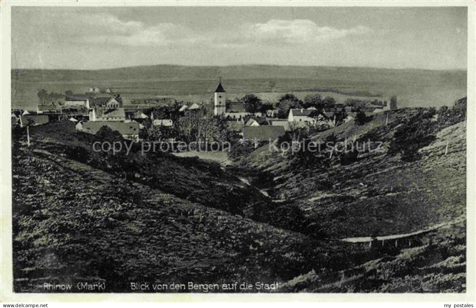 Rhinow Havelland Brandenburg Stadtblick