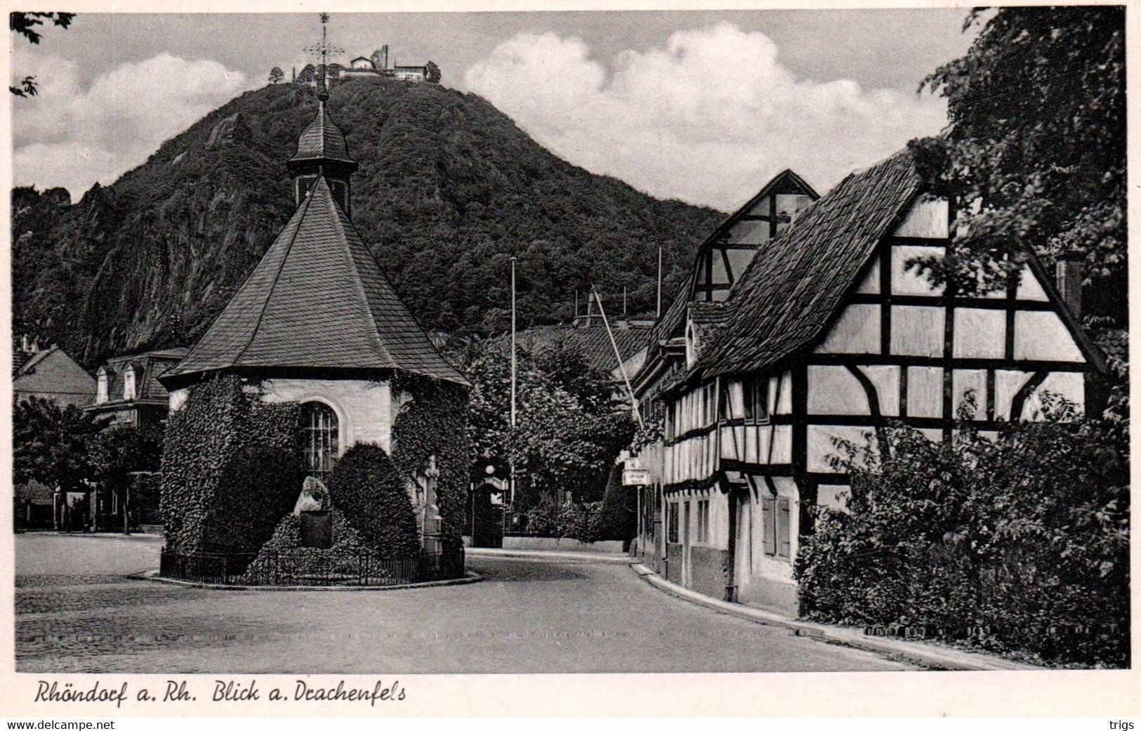 Rhöndorf a. Rh. - Blick a. Drachenfels