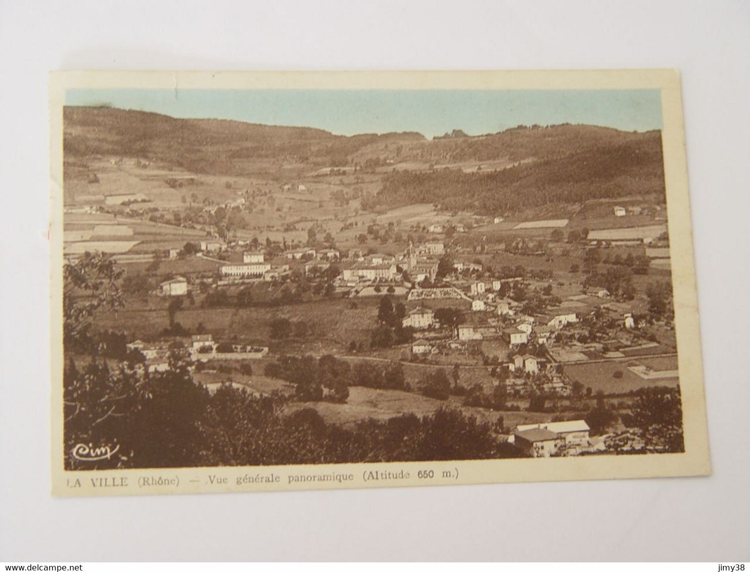 RHONE-COURS-LA VILLE-VUE GENERALE PANORAMIQUE
