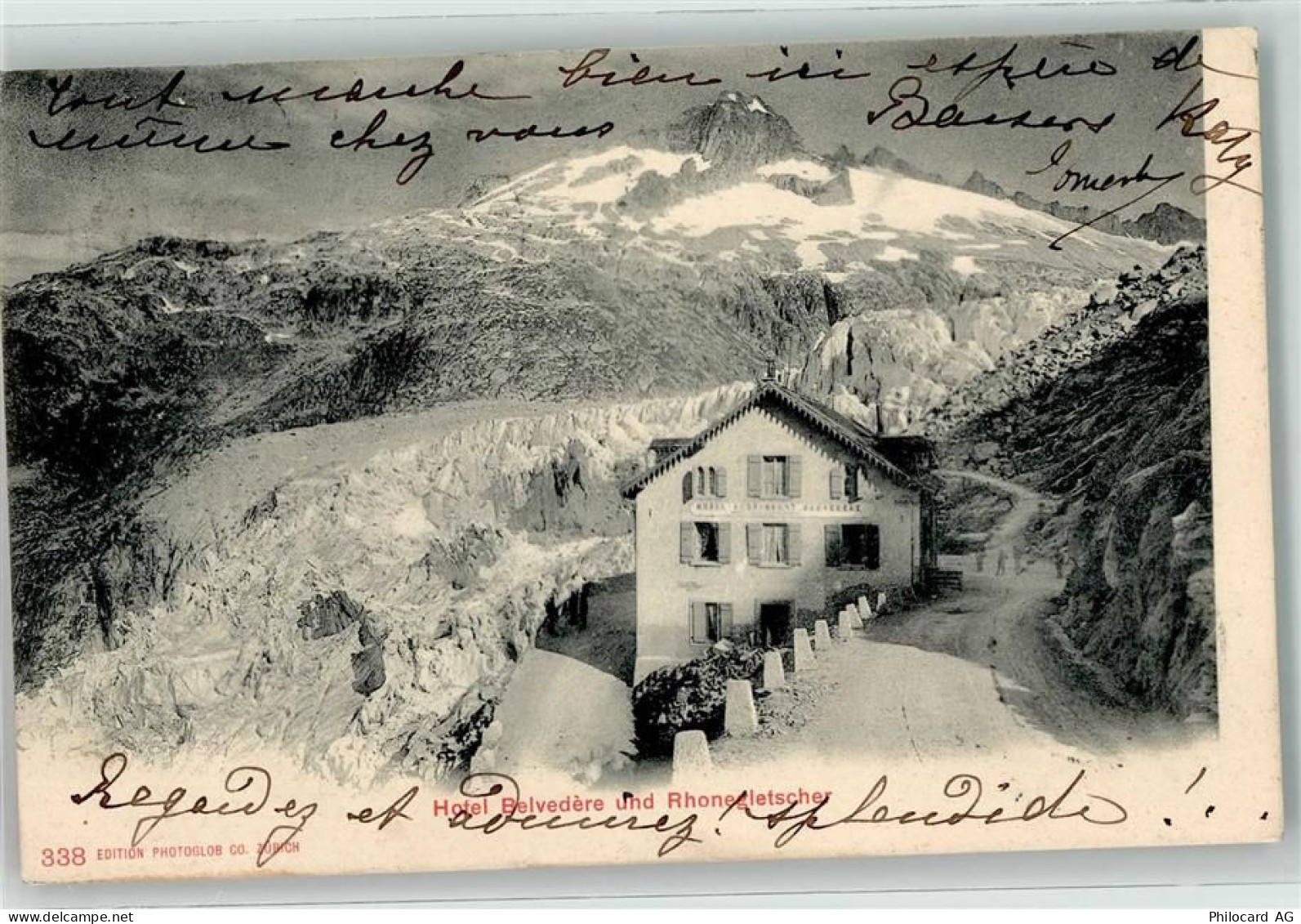 Rhonegletscher 1903 - Hotel Belvedere - 39408247