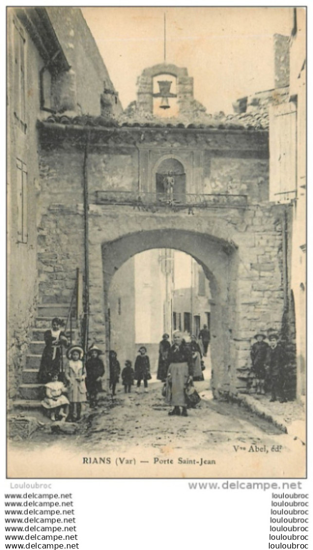 RIANS PORTE SAINT JEAN